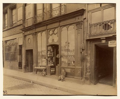 Ludvig XVI:n tyylinen liike, Quai de Bourbon 3 tekijältä Eugène Atget