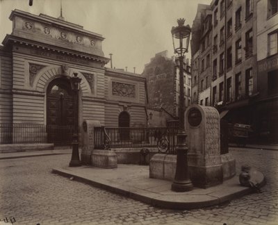Ecole Polytechniquen suihkulähde tekijältä Eugène Atget