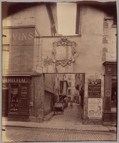 Impasse Barbette tekijältä Eugène Atget