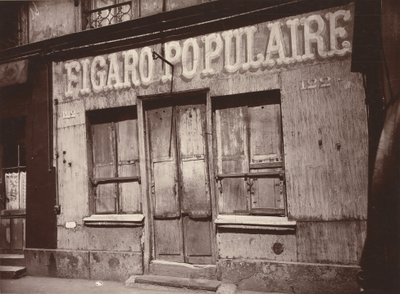 [Le Figaro populaire, Boulevard de la Villette 122] tekijältä Eugène Atget