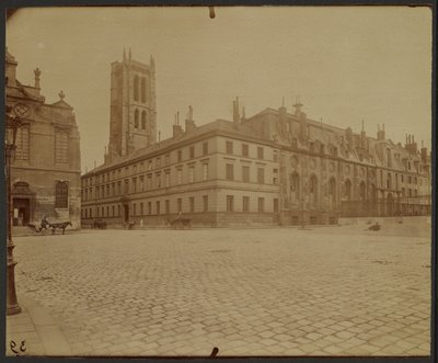 Lycée Henri IV, Rue Clovis 23 tekijältä Eugène Atget