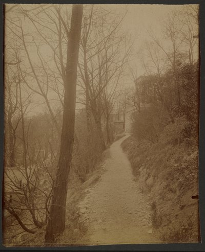 Père-Lachaise, Chemin des Chèvres tekijältä Eugène Atget