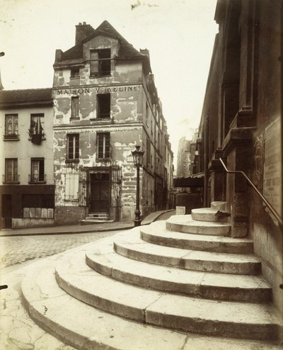Rue de la Montagne-Sainte-Geneviève tekijältä Eugène Atget