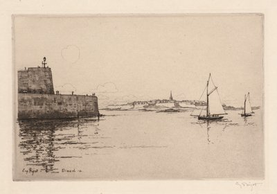 Saint-Malo Vue de Dinard (Saint-Malo vu de Dinard) tekijältä Eugene Bejot