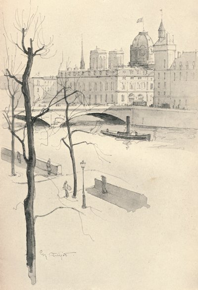 Pont au Change, 1915 tekijältä Eugene Bejot