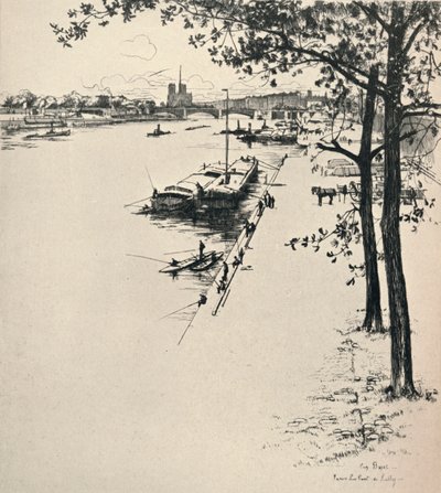 Pont de Sully, 1915 tekijältä Eugene Bejot
