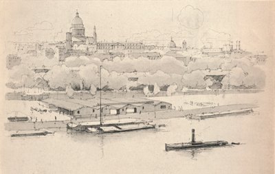 Quai St Bernard, 1915 tekijältä Eugene Bejot