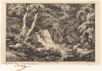 Vian rotkossa, Auvergne The Rane at Auvergne, 1846. tekijältä Eugene Bléry