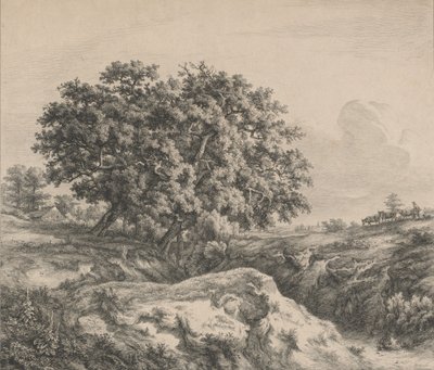 Tammi roton varrella, 1845. tekijältä Eugene Bléry