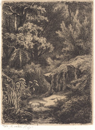Le petit ruisseau Pieni puro, julkaistu 1849. tekijältä Eugene Bléry