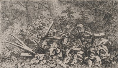 Aura ja takiaiskasveja, 1858. tekijältä Eugene Bléry