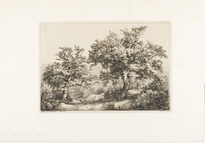 The Two Oaks, Fontainebleau tekijältä Eugene Bléry