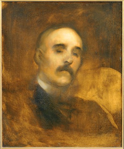 Georges Clemenceaun muotokuva ... (maalaus kankaalle) tekijältä Eugène Carrière