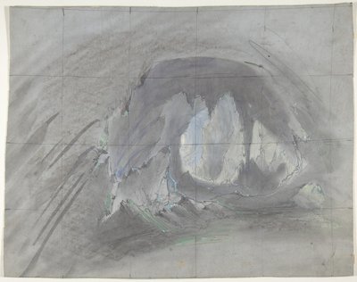 Suunnittelu lavastoon Pariisin oopperassa, 1828-90. tekijältä Eugene Ciceri