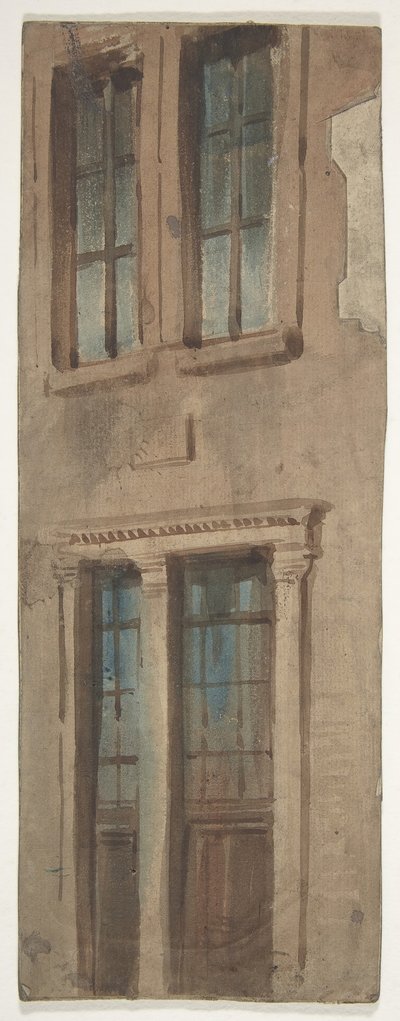 Suunnitelma lavastukselle Pariisin oopperassa, 1830-90. tekijältä Eugene Ciceri