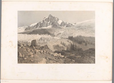 Näkymä Bossons-jäätikölle Chamonix