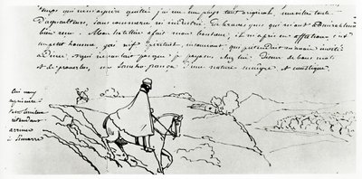 Viollet-le-Duc matkoillaan Ranskan halki (muste paperille) tekijältä Eugene Emmanuel Viollet le Duc
