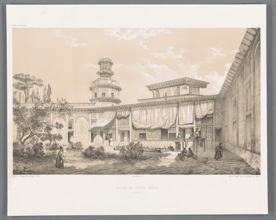 Palau Char Bagh a Isfahan Palais du Tchar-Bach Ispahan (títol a l