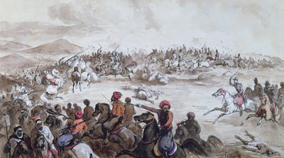 Abd el-Kaderin heimon (1808-83) vangitseminen Henri d