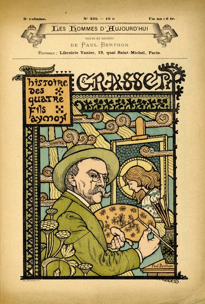 The Men of Todayn kansi, numero 425, Paul Bertonin (1872-1909) kuvitus: Art, Art Nouveau - Painters taiteilijat, Grasset Eugene (1845-1917) tekijältä Eugene Grasset