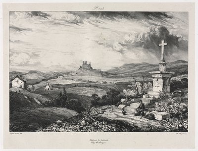 Larderolen linna, 1832. tekijältä Eugene Isabey