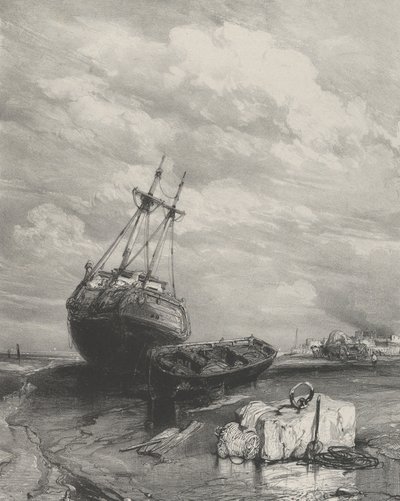 Laskuvesi, 1833. tekijältä Eugene Isabey