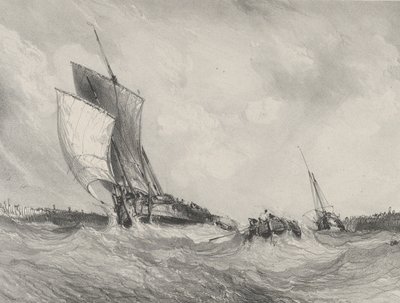 Paluu satamaan, 1833. tekijältä Eugene Isabey