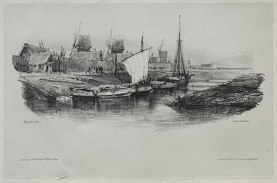 Matkamuistoja: Canal Bank tekijältä Eugene Isabey