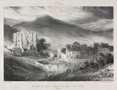 Kuvankauniita ja romanttisia matkoja muinaisessa Ranskassa, Auvergnessa..., 1831. tekijältä Eugene Isabey