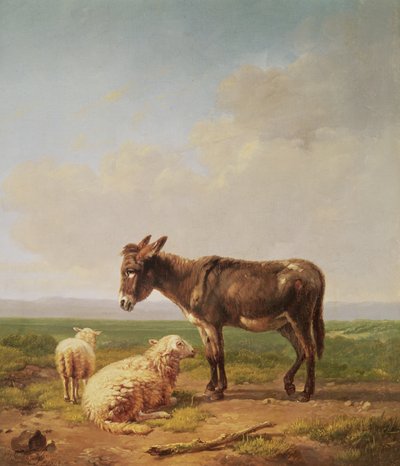 Huonekalut ja erilaiset esineet 1100- ja 1300-luvuilta tekijältä Eugene Joseph Verboeckhoven