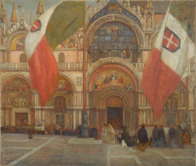 Juhlapäivä Venetsiassa, noin 1904 tekijältä Eugene Lawrence Vail