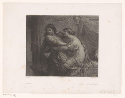 Joosefin ja Potifarin vaimo Joseph et Putiphar (otsikko esineessä) Muinaiset ja nykytaiteilijat (sarjan nimi) Les artistes anciens et modernes (sarjan nimi) tekijältä Eugene Leroux