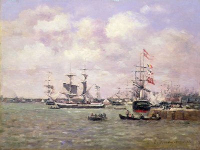Antwerpen tekijältä Eugene Louis Boudin