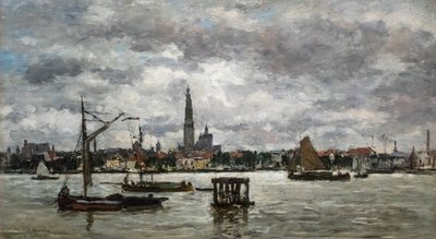Antwerpen Scheldt tekijältä Eugene Louis Boudin