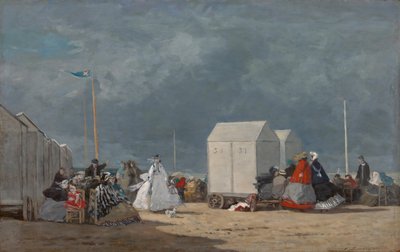 Lähestyvä myrsky, 1864. tekijältä Eugene Louis Boudin