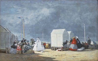 Lähestyvä myrsky, 1864 tekijältä Eugene Louis Boudin