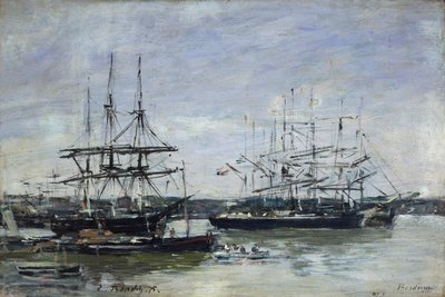 "Bordeaux", 1875 tekijältä Eugene Louis Boudin