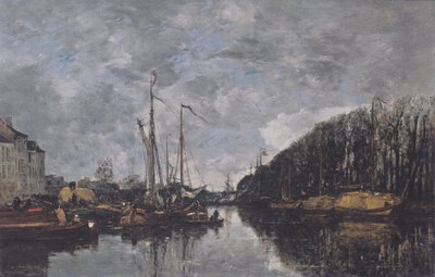 Allèe Verte -kanava Brysselissä tekijältä Eugene Louis Boudin