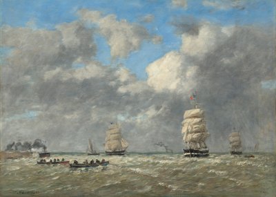 Le Havre, 1883. tekijältä Eugene Louis Boudin