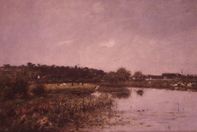Touquesin rannoilla tekijältä Eugene Louis Boudin