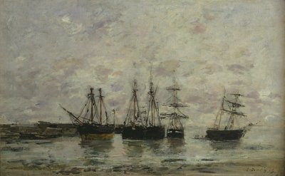 Portrieux, 1869 tekijältä Eugene Louis Boudin