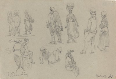 Maakuntahahmot, 1800-luvun loppu. tekijältä Eugene Louis Boudin