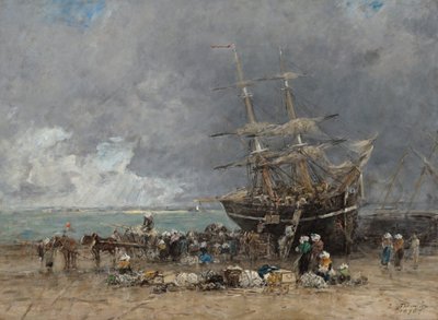 Terre-Neuvierin paluu tekijältä Eugene Louis Boudin