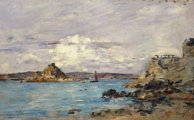 Tutkimus "The Bay of Douarnenezin", n. 1895-1897 tekijältä Eugene Louis Boudin