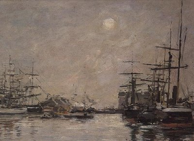 Barren allas, Le Havre tekijältä Eugene Louis Boudin