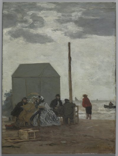 Deauvillen ranta tekijältä Eugene Louis Boudin