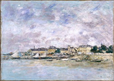 Portti, Trouville, 1886 tekijältä Eugene Louis Boudin