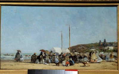Trouvillen ranta tekijältä Eugene Louis Boudin