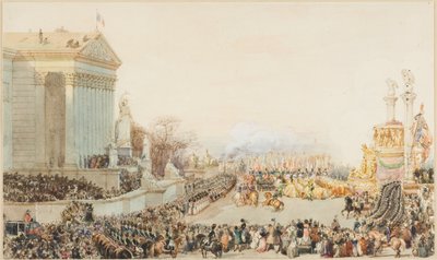 Napoleonin tuhkan käännös: 15. joulukuuta 1840 tekijältä Eugene Louis Lami