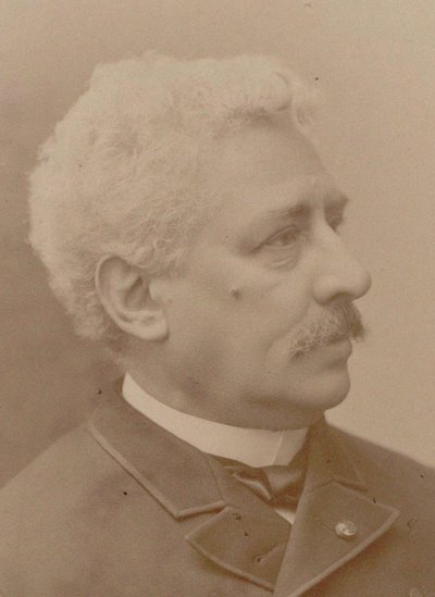 Säveltäjä Olivier Métran muotokuva 1830-1889, 1870-luku. tekijältä Eugene Pirou